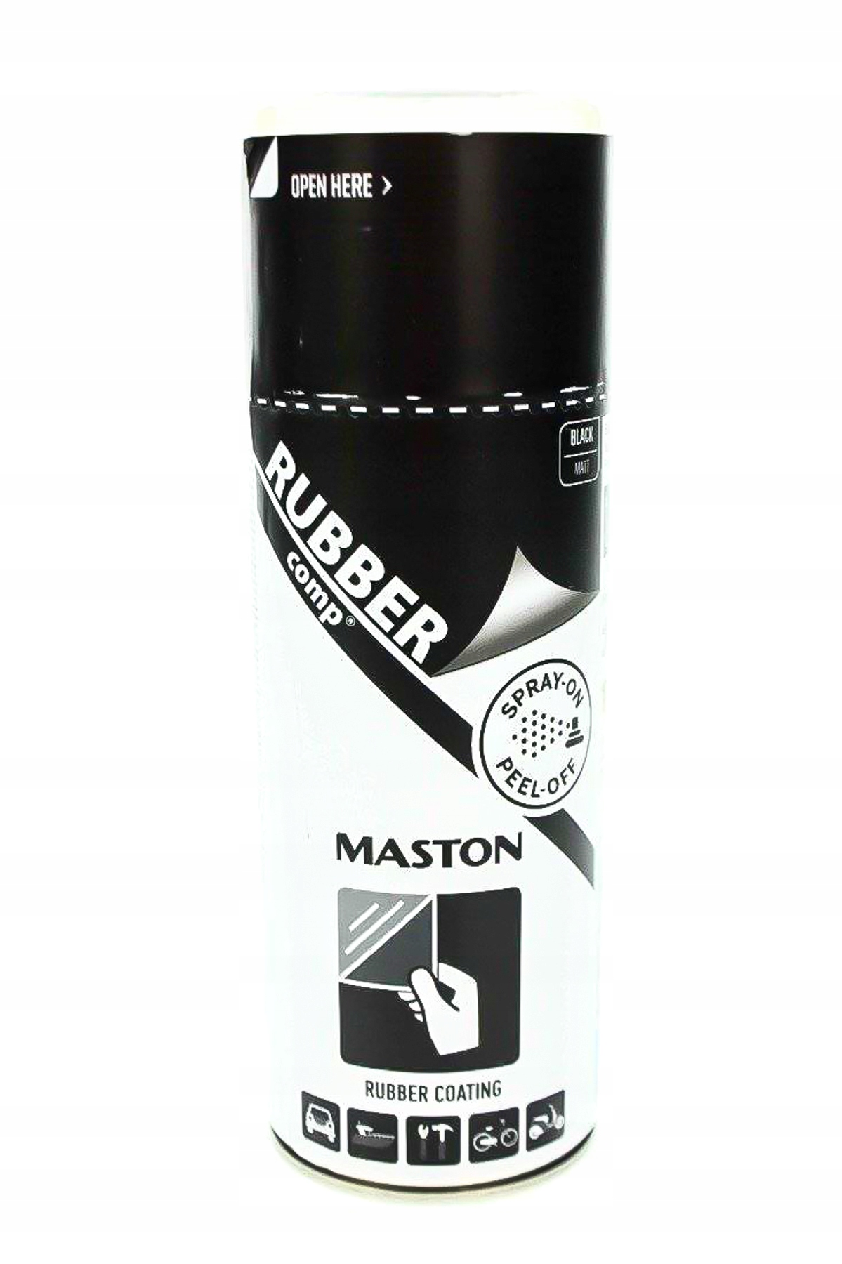 RUBBER MASTON GUMA FOLIA W SPRAYU CZARNY MAT 400ml EAN 6412490034139