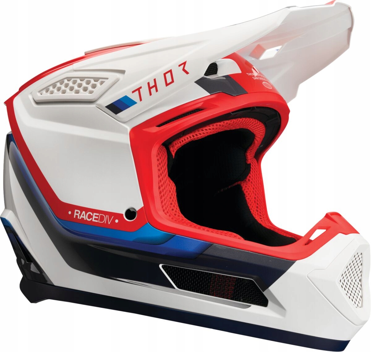 Crossová Prilba Quada Atv Thor Fleet Defy White/red/blue M 0110-9443