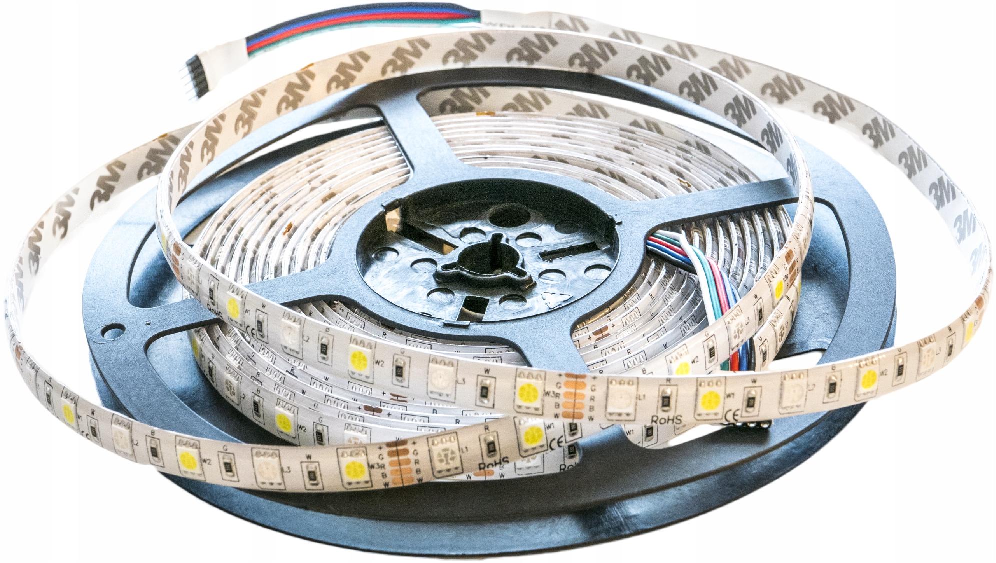 

Taśma Led Rgbw 15m 3x Rolka Wodoodporna Ciepła 12V