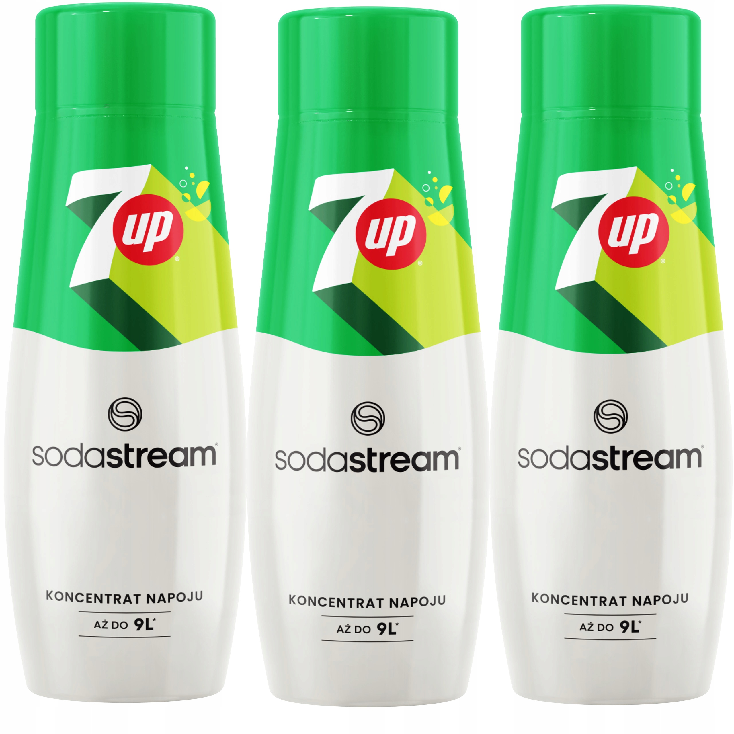SODASTREAM Zestaw koncentrat syrop 3 x 7UP 440ml