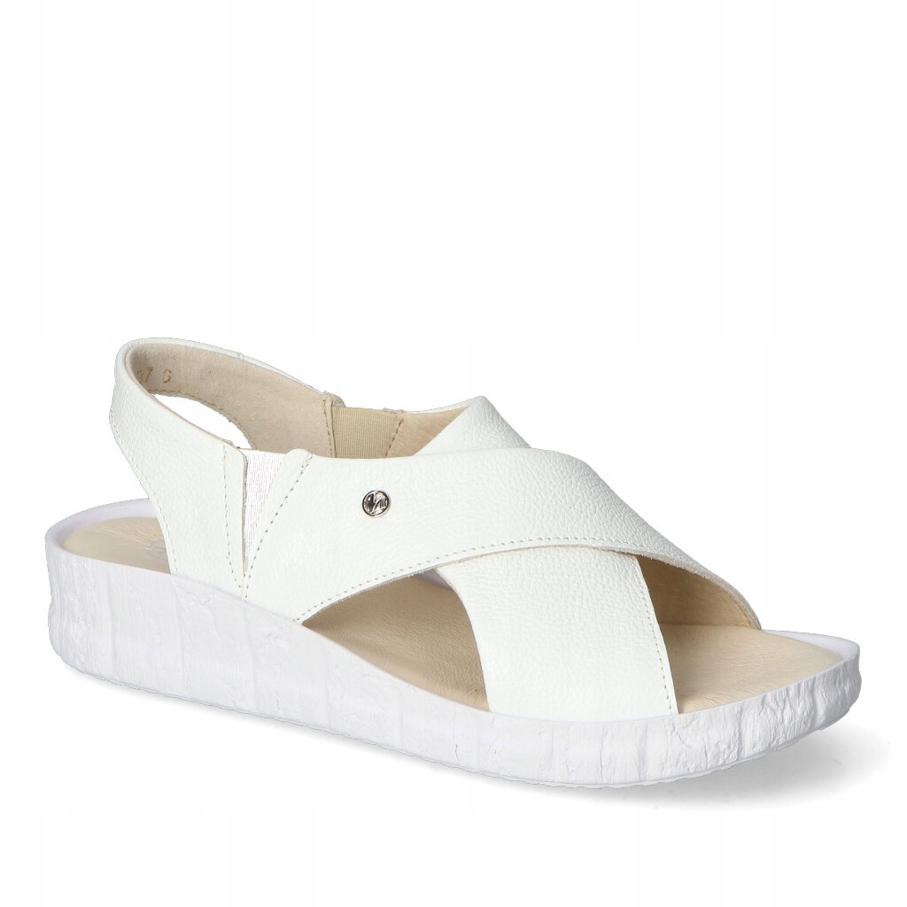 Sandály Helios 132 Bílé lico 39