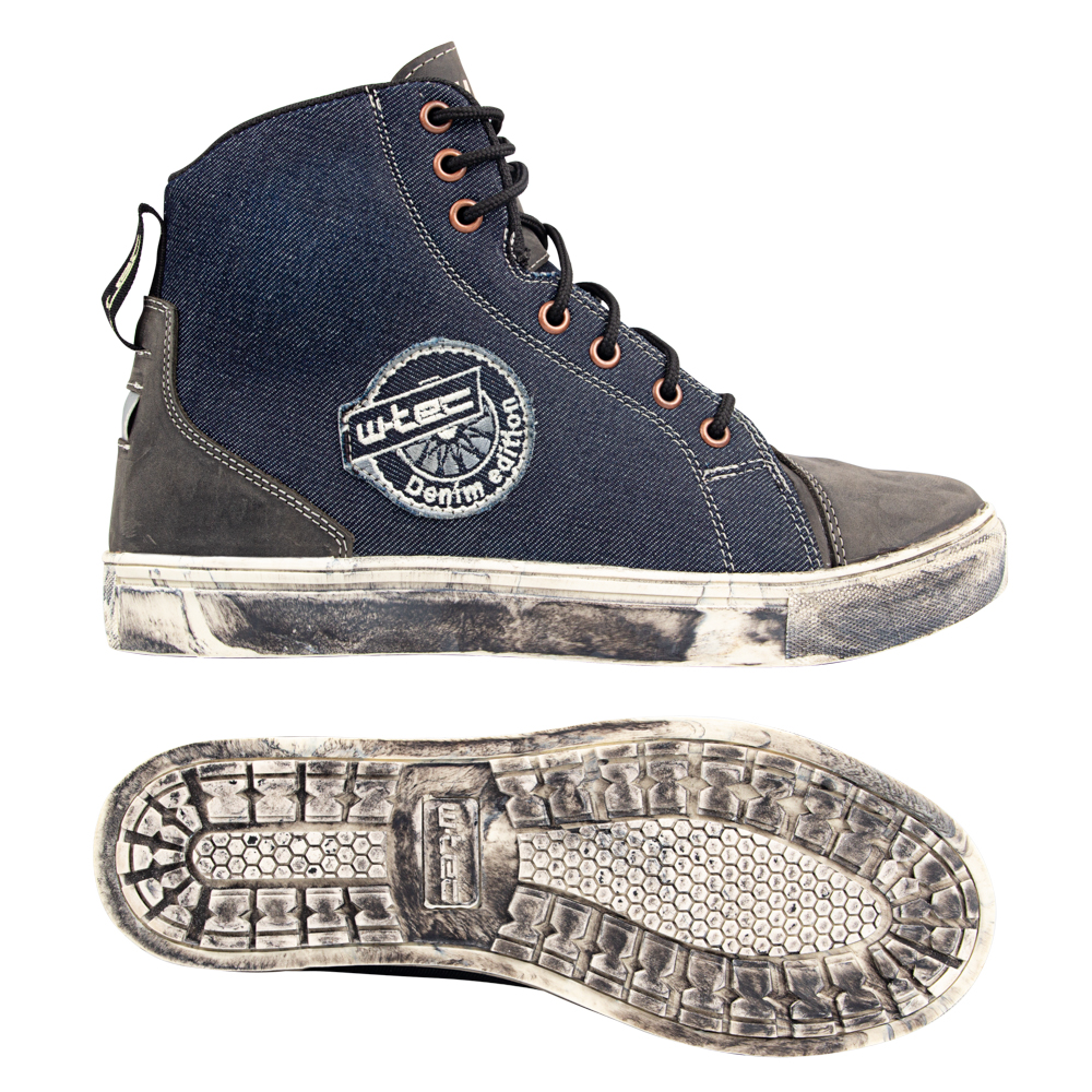 Buty motocyklowe W-TEC Denimo Kolor Niebieski, Rozmiar 40 Producent W-tec