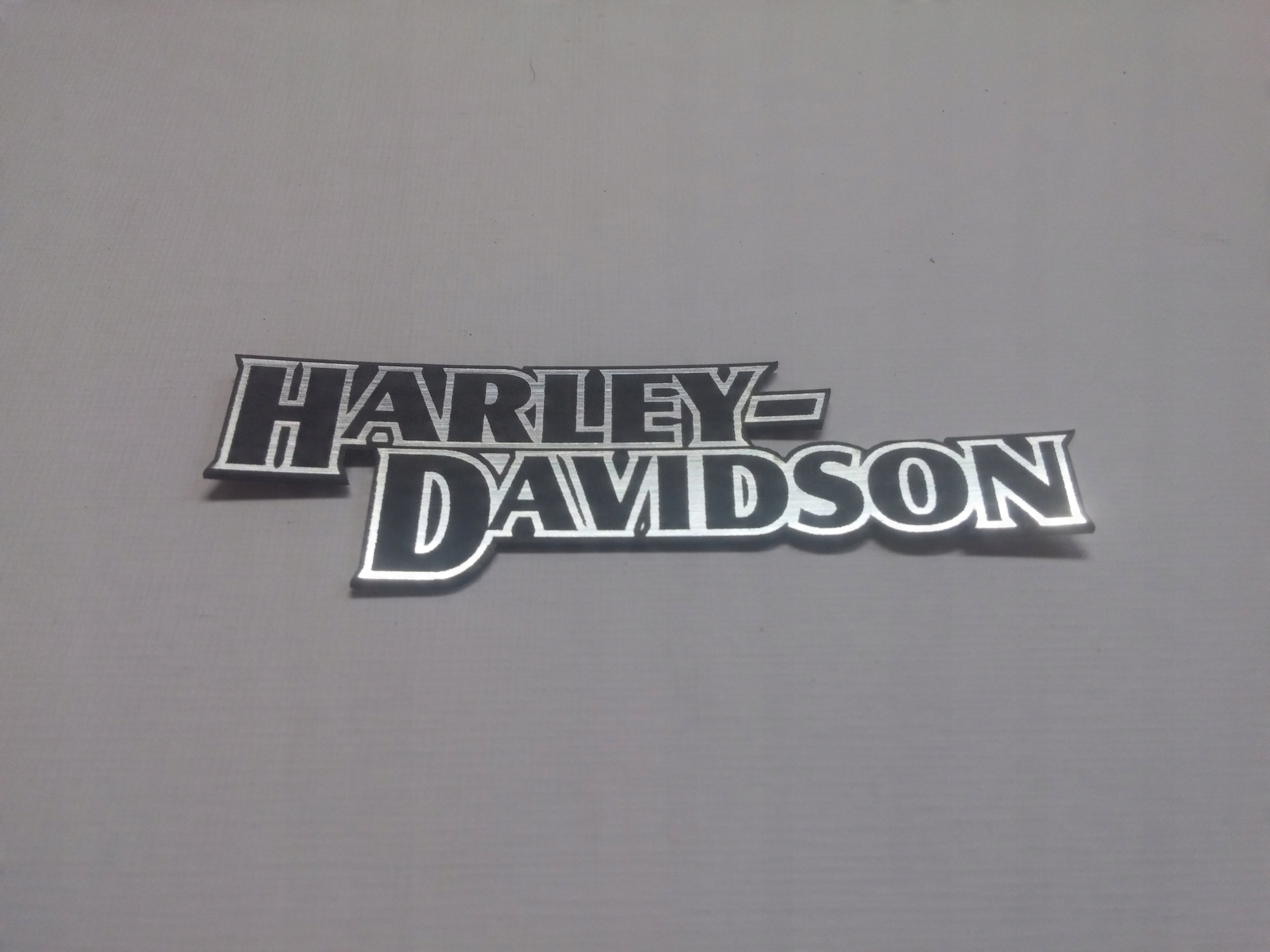 

Harley-davidson naklejka 150 x 46 mm *srebrna