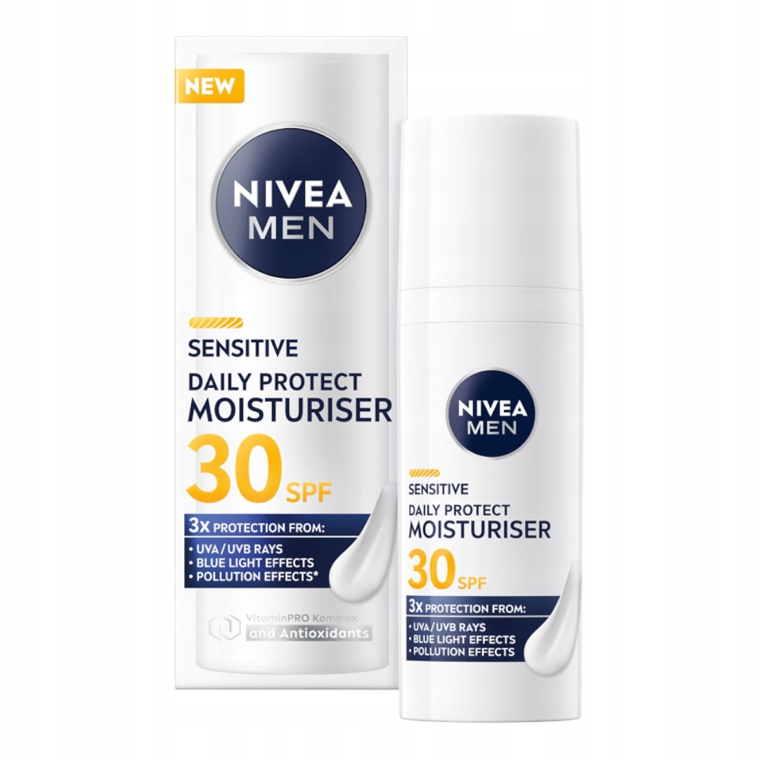 Jemný hydratační krém na obličej SPF30 Nivea 50 ml pro citlivou pokožku