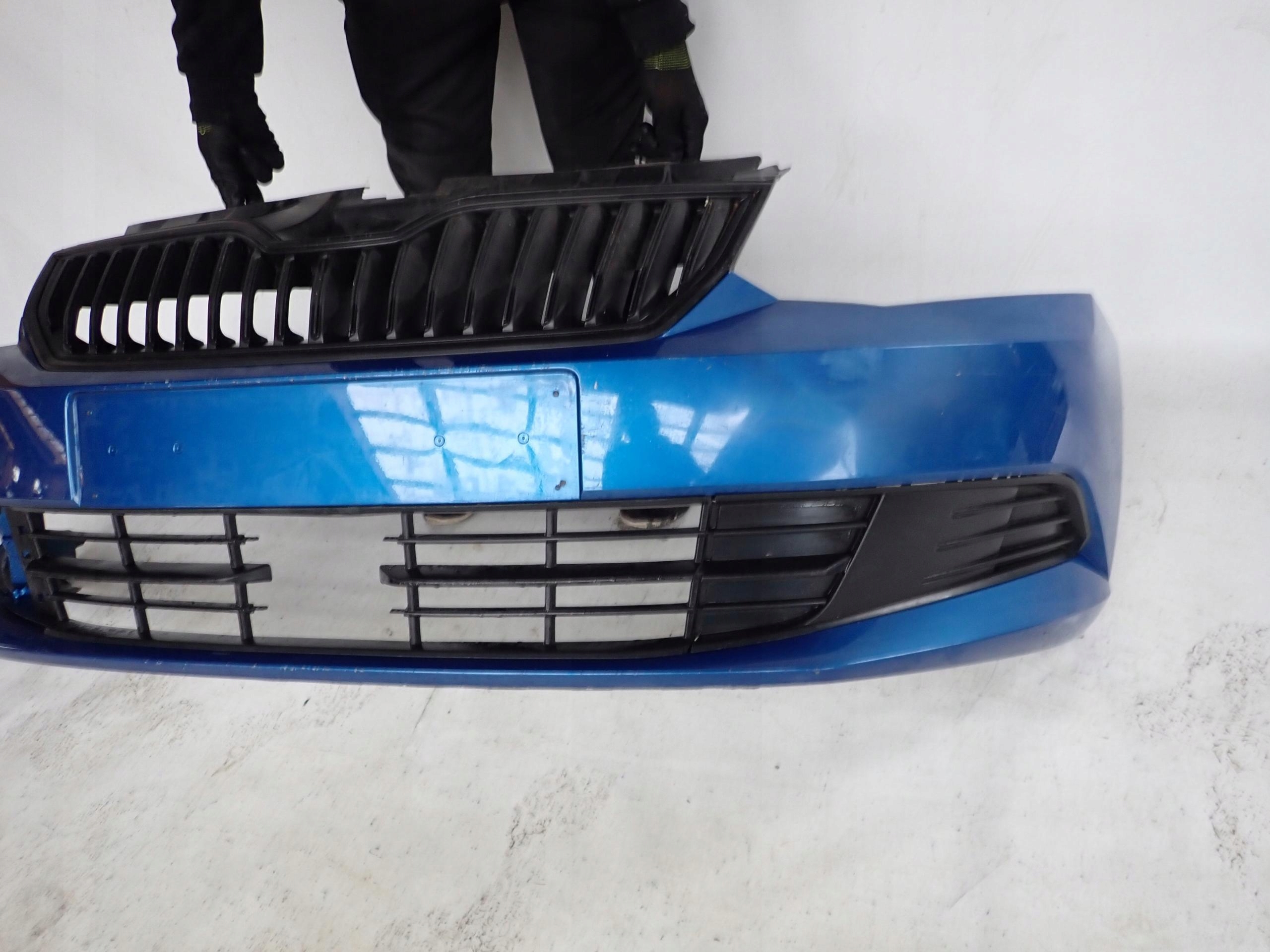SKODA FABIA III 3 14-18 bumper front front + cover