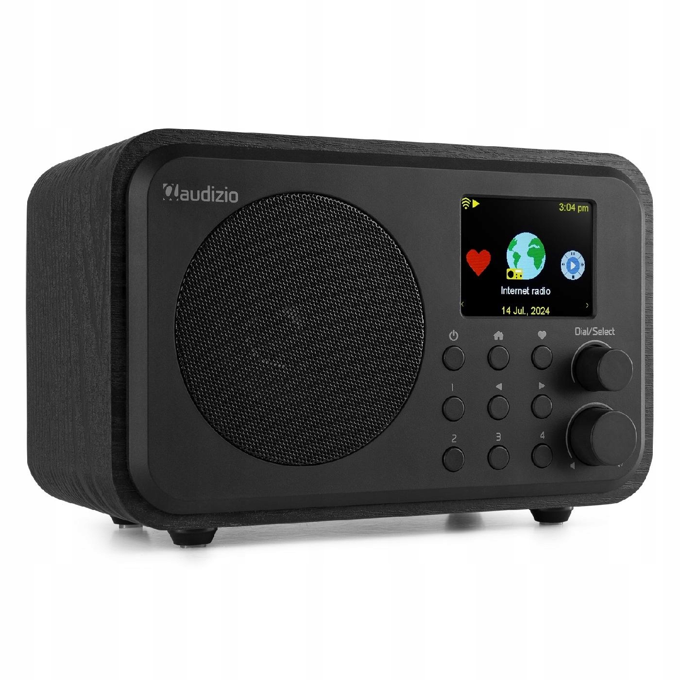 Radio internetowe Audizio Vicenza WIFI / DAB+ / FM / Akumulator Czarne (U)
