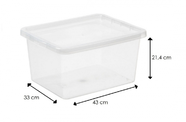 POJEMNIK 20 Basic BOXX PRZEZROCZYSTY Z POKRYWĄ EAN (GTIN) 0645164604192