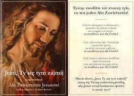 Jezu, Ty się tym zajmij - Akt zawierzenia MAŁY