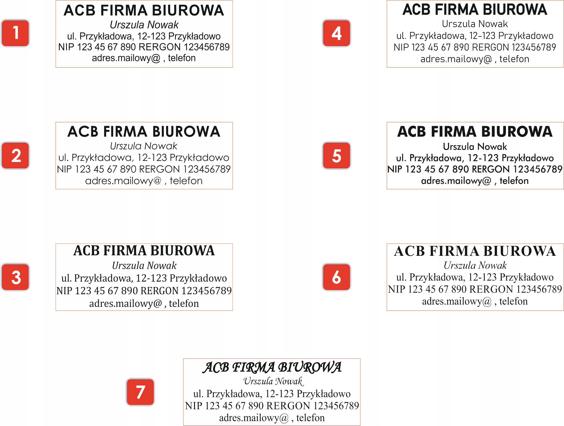 Pieczątka TRODAT IMPRINT 12 PROJEKT + GUMKA GRATIS Liczba wersów 3-4 wersy