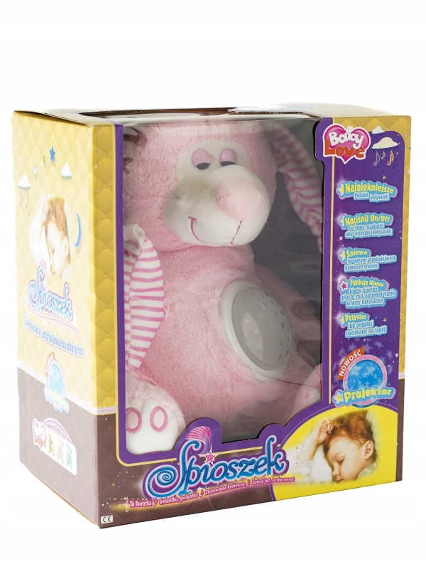 MIŚ ŚPIOSZEK PROJEKTOR MASKOTKA KOŁYSANKI USYPIA EAN (GTIN) 5903631406522