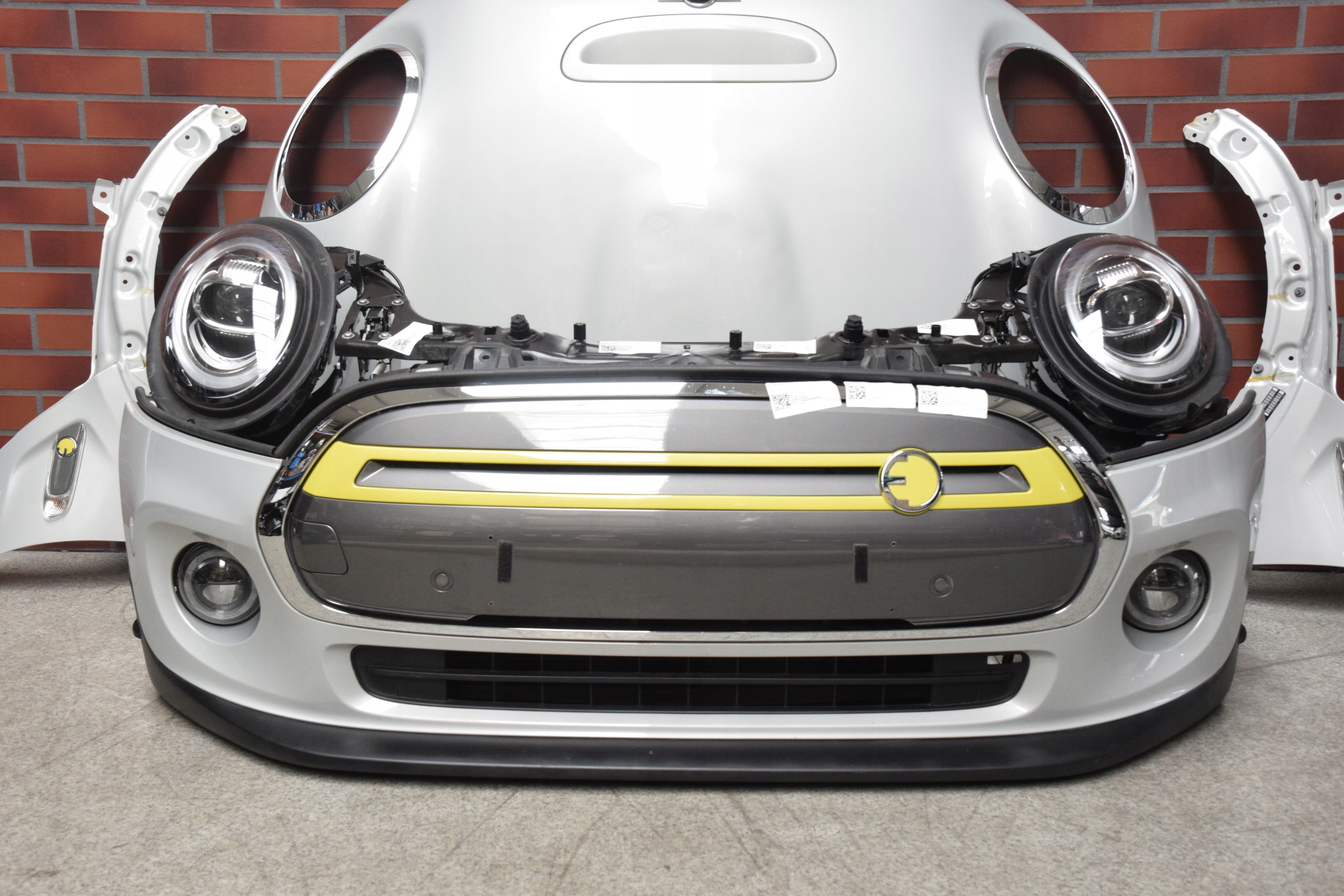 bonnet radiators, wall lights LED bumper MINI COOPER F56 LCI BEV