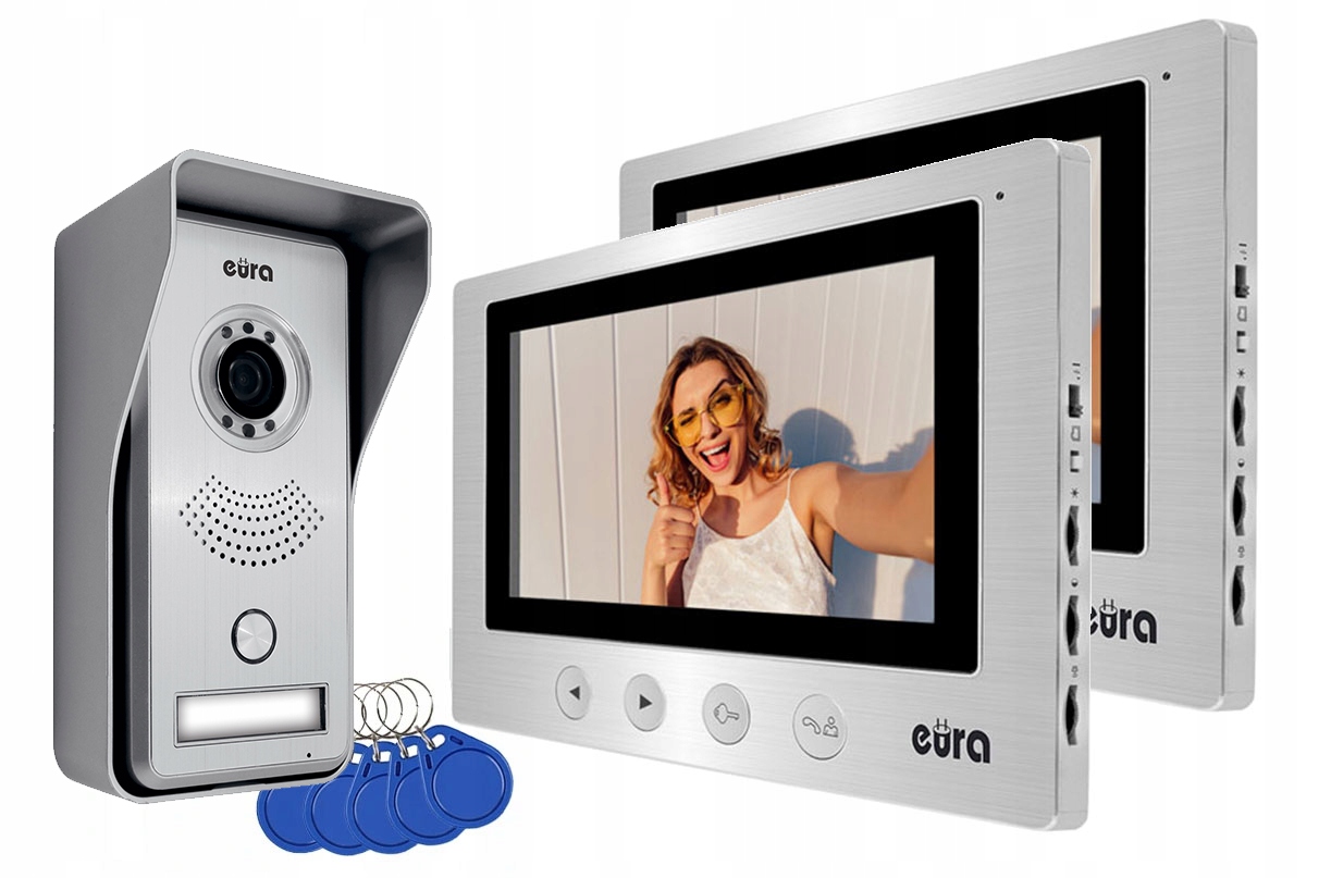 WIDEODOMOFON VIDEODOMOFON BRELOKI 2 MONITORY LCD 7'