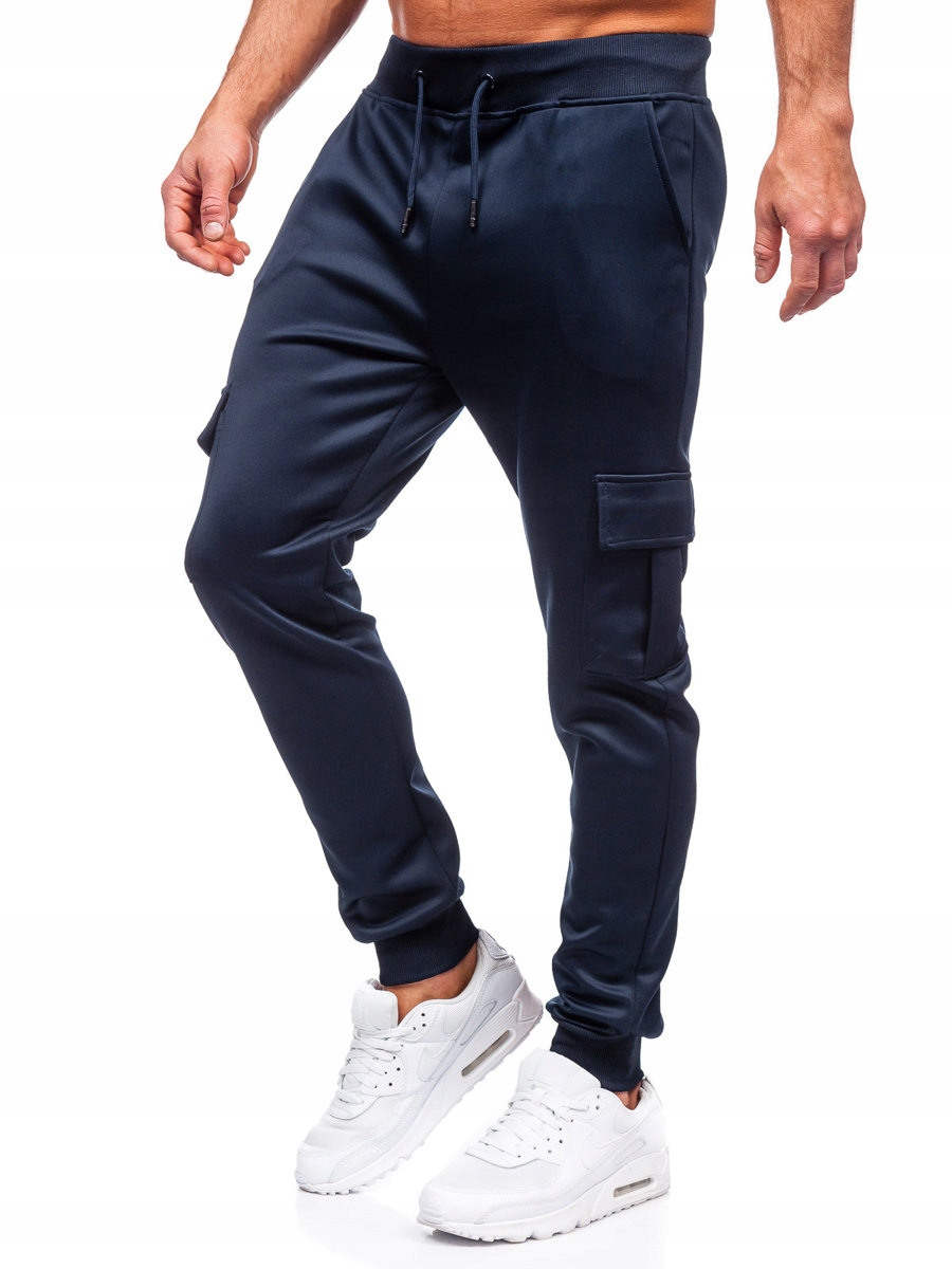 

Spodnie Dresowe Męskie Granatowe 8K1130 DENLEY_2XL