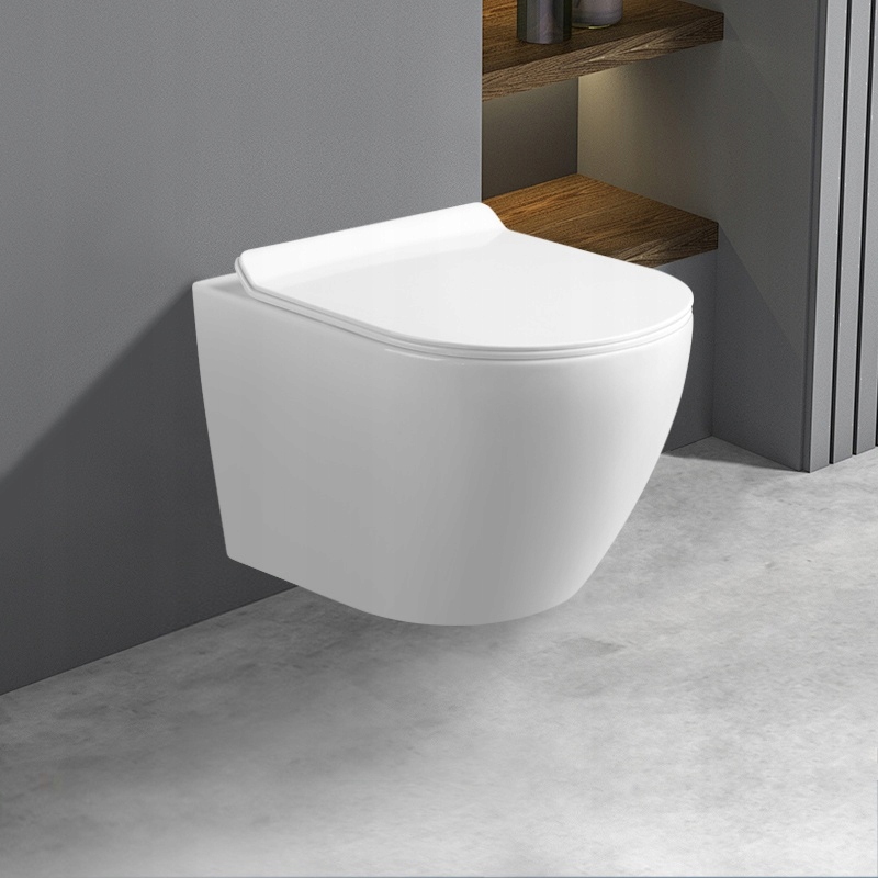 MISKA WC WISZĄCA RIMLESS MIZU BIAŁA DESKA SEDESOWA WOLNOOPADAJĄCA DUROPLAST Stan opakowania oryginalne