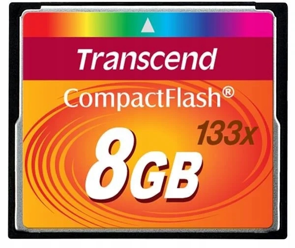 Карта памяти CompactFlash Transcend 133x 8 ГБ