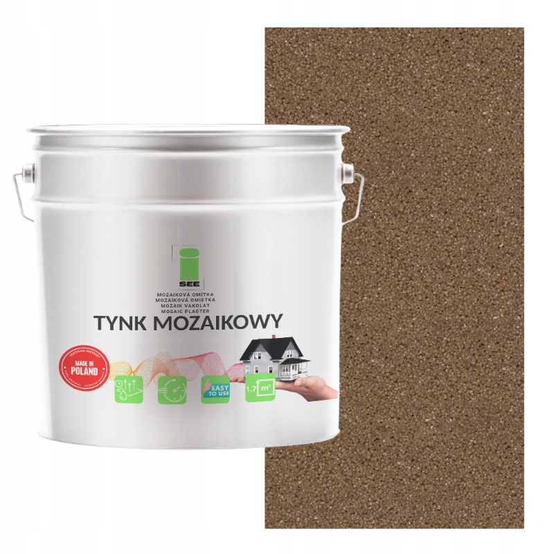 Mozaiková Omítka Hnědá Marmolit Třída 1 Mozaika 7 kg Tovární Obchod