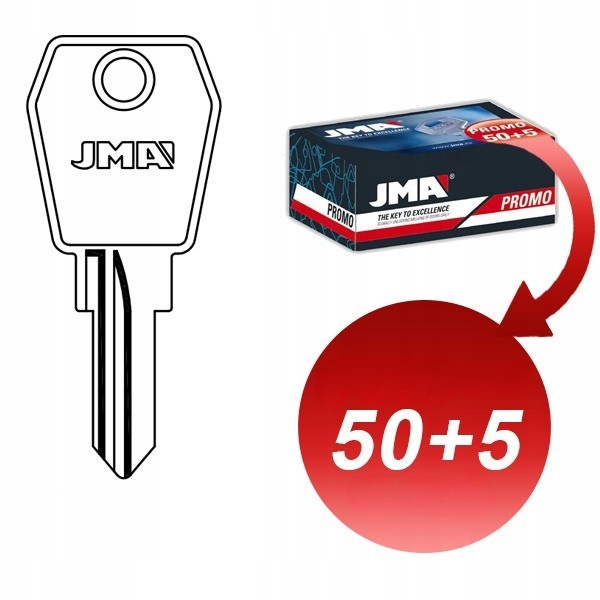 Obytný Klíč Ocelový Euro Klíče EU-2 Sada Balení 55 Ks