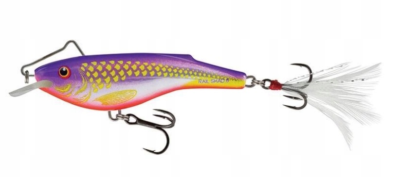 Wobler Salmo Rail Shad 6cm Hpu Holo Purple QRB001