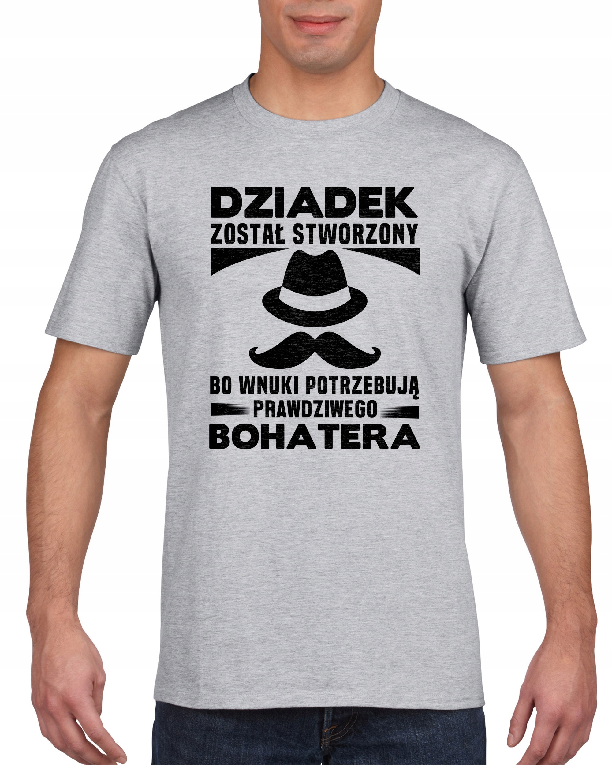 

Koszulka męska Dziadek bohater L
