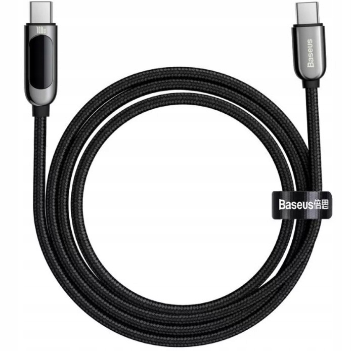 

Kabel Baseus Usb-c Usb-c, 5A, 100W, 2m, przewód