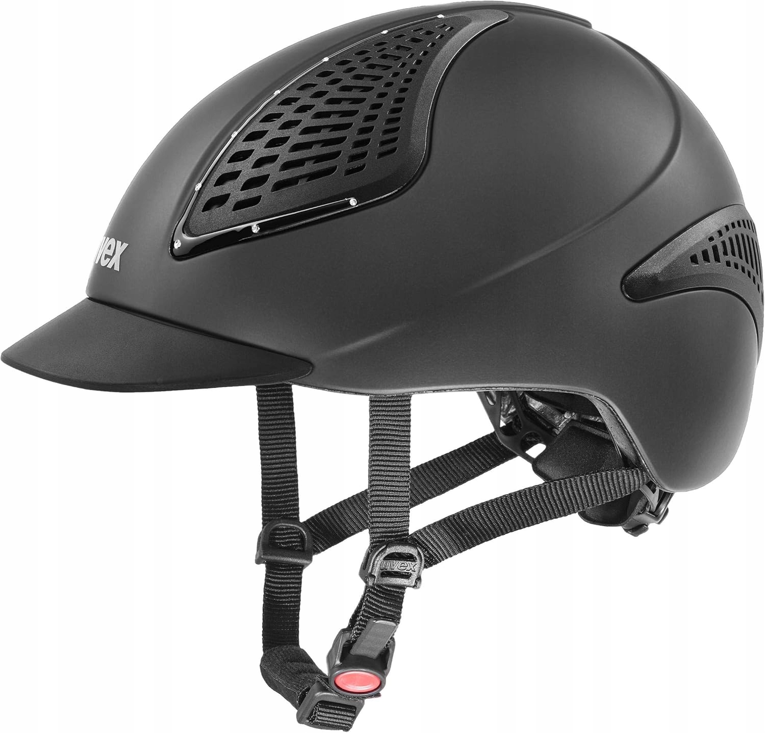 KA384 Kask jeździecki Uvex exxential II Glamour anthrazit Swarovski 55-57