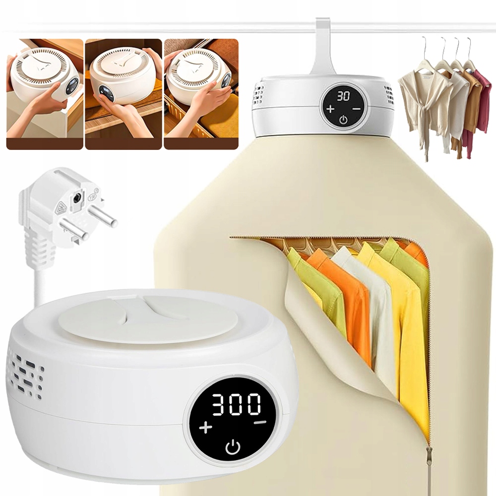Levně Sušák Přenosná Tichá, Rychleschnoucí Na Oblečení, Vysoká Kvalita, Skládací
