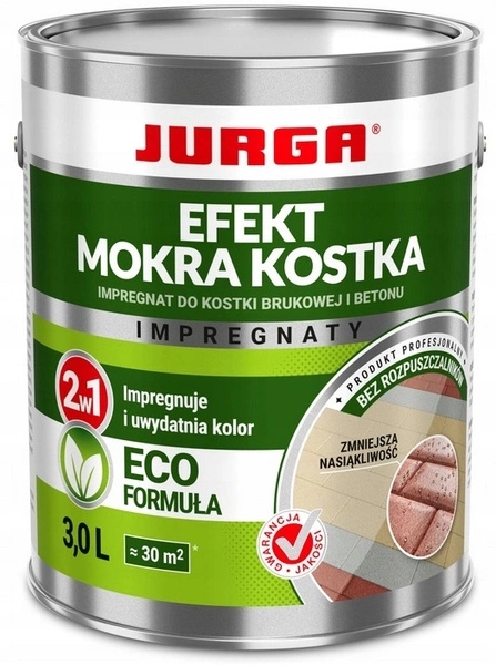 ekologiczny Impregnat do kostki brukowej Jurga Mokra Kostka Eco 3L