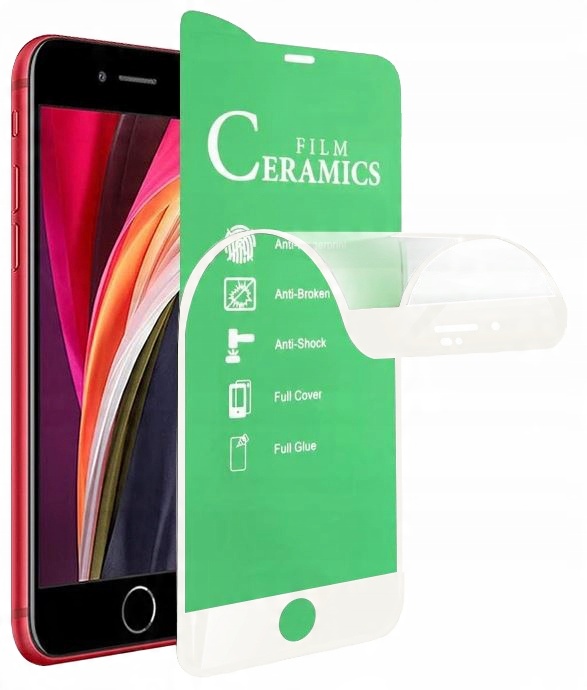 

Szkło Hybrydowe cały ekran do iPhone 7 8 Se 2020