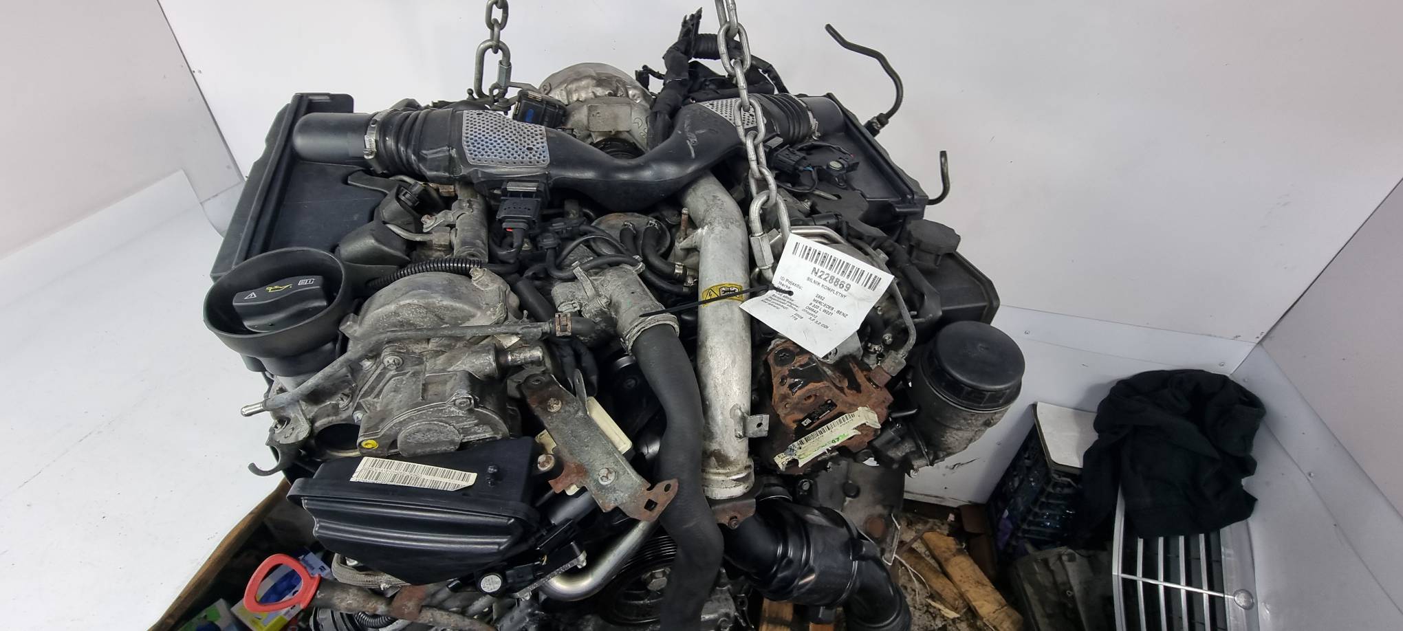engine complete OM642 3.0 CDI MERCEDES - BENZ S 320 L W221