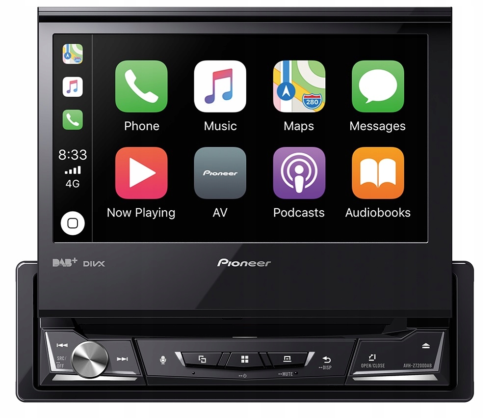 Pioneer AVH-Z7200DAB Autorádio 1DIN LCD Bluetooth Android CarPlay