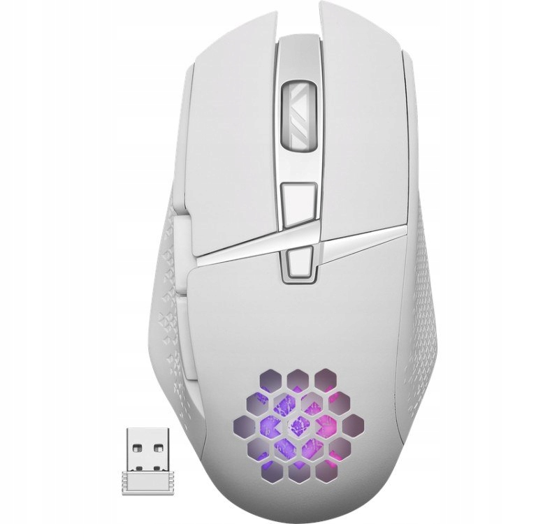 Defender Mysz GM-514 Glory Optic Rf Rgb 3200DPI 7P Biała 52513