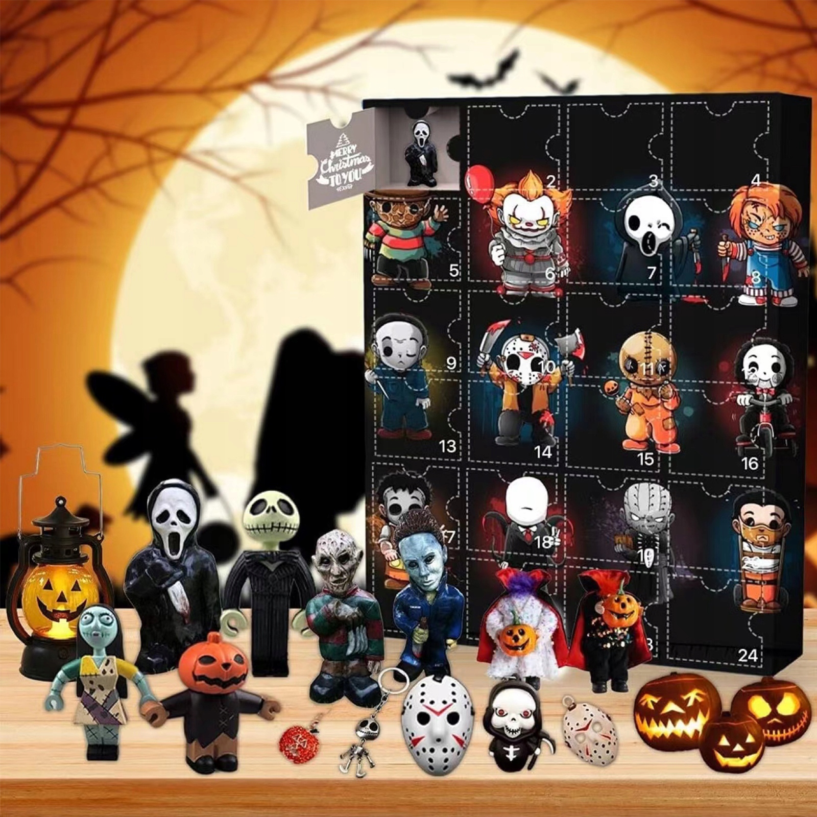 Halloween Countdown Blind Box 24 Surprise Doll Toy