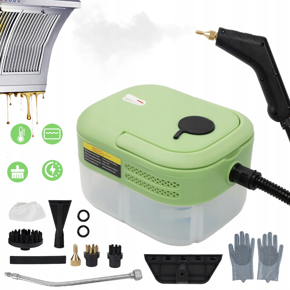 Parní Čistič Mop Napařovač Vysavač 2200W Čisticí Sada