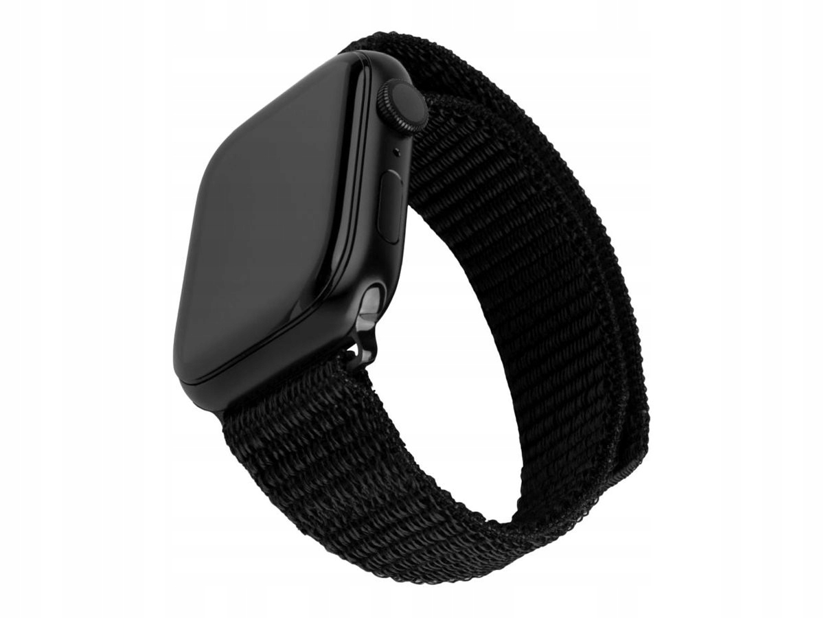 Pasek sportowy Fixed do Apple Watch 38/40/41mm 160-210 mm Czarny Nylon