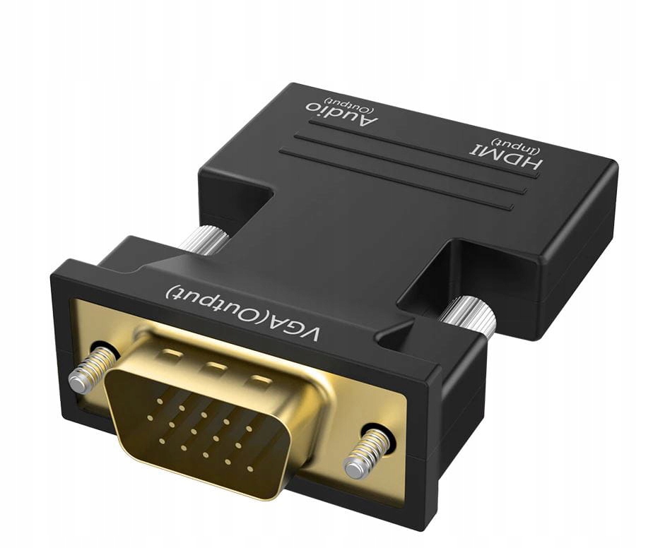 Konwerter adapter HDMI do VGA D-SUB + dźwięk audio