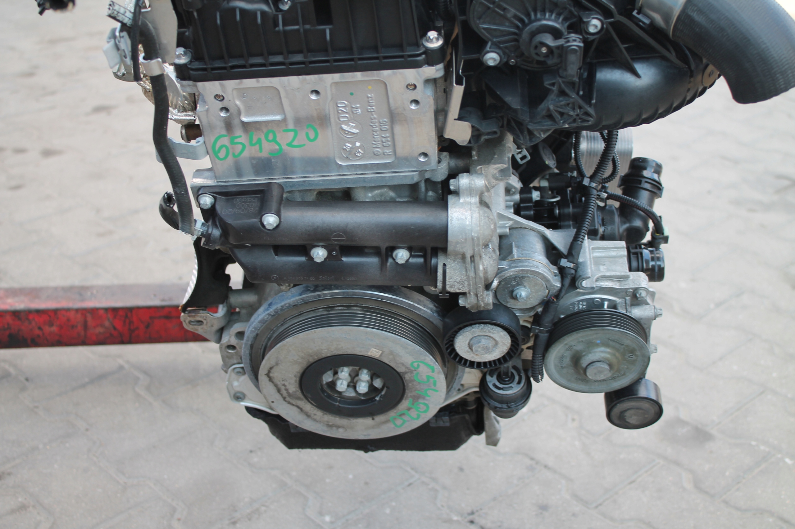engine complete MERCEDES GLA GLB A B CLA 654920 POPRZECZNY 12TYS KM