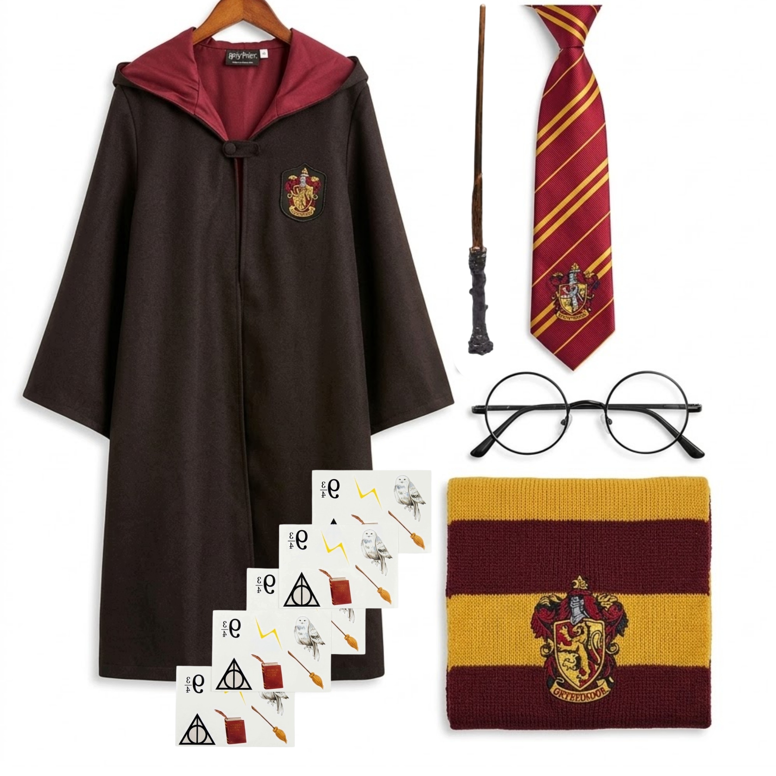Strój Kostium Przebranie Harry Potter Czarodziej Na Halloween 146 158