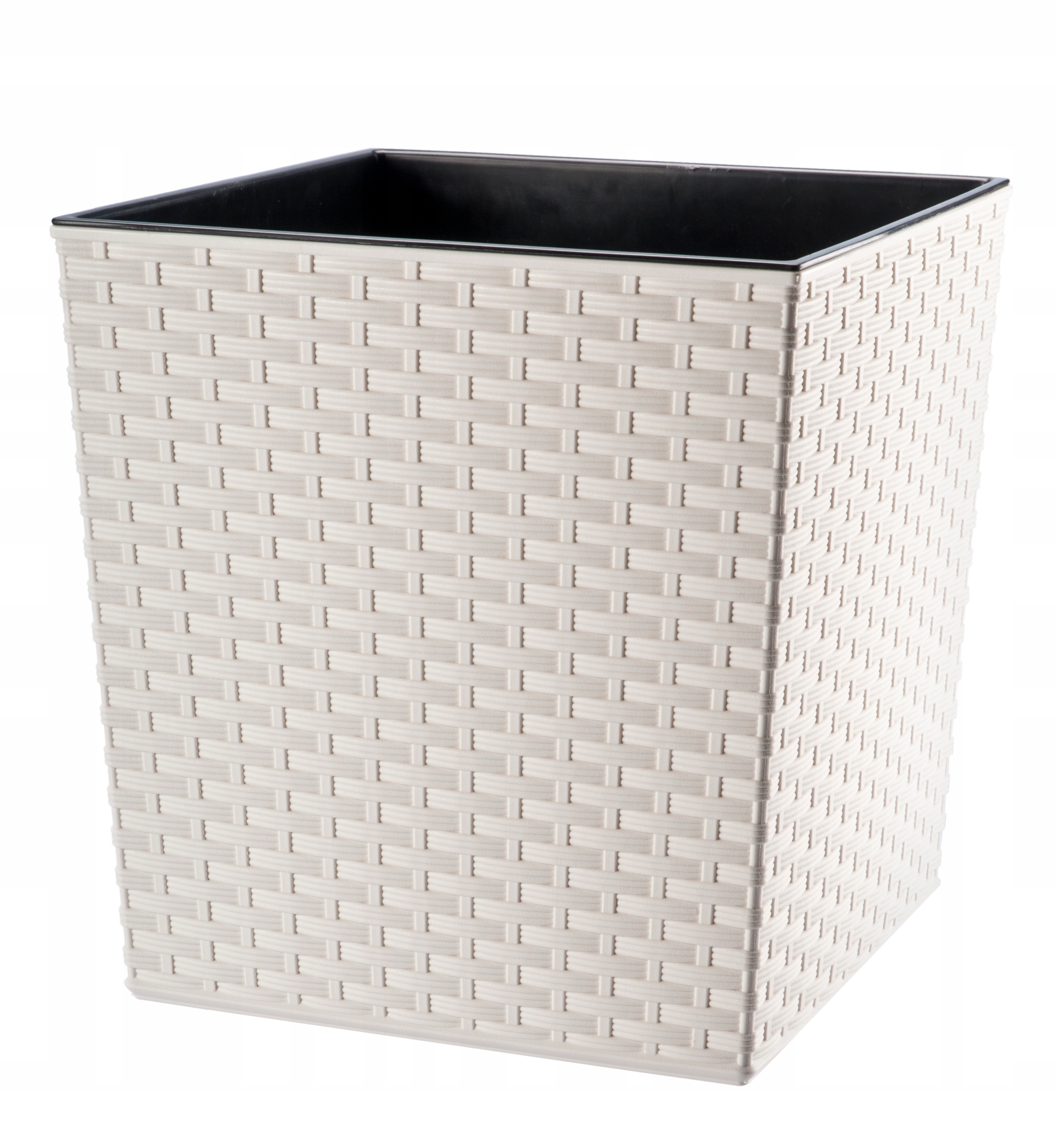 

Doniczka Osłonka Z Wkładem Na Kwiaty Kremowa 30cm