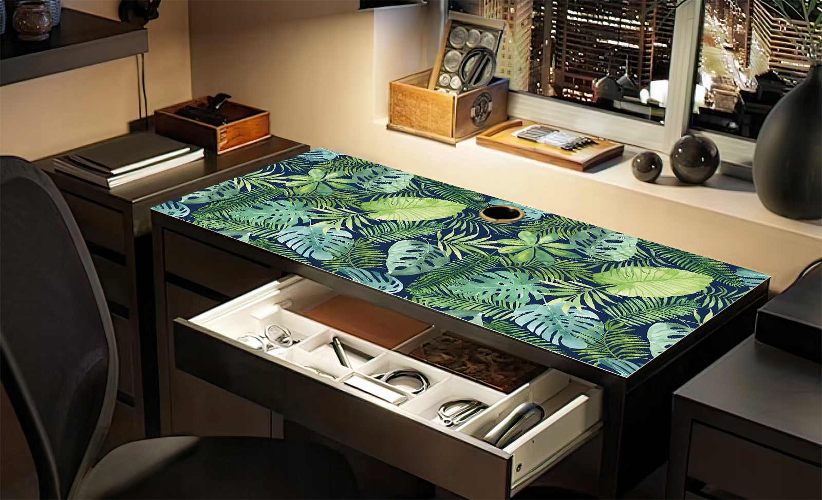 Mata Ochronna na Biurko 105 Ikea liście monstera Marka matoMAT