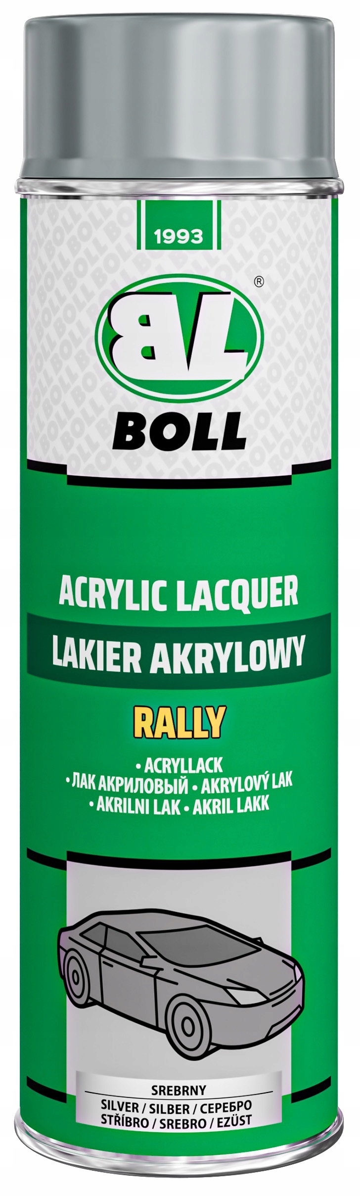 Boll Lakier akrylowy srebrny 500 ml Spray