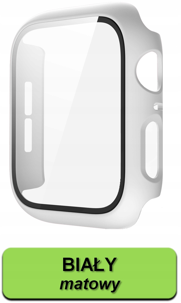 ETUI + SZKŁO DO APPLE WATCH 4/5/6/SE 44MM |NAKŁADKA OBUDOWA| SUPER KOLORY Materiał tworzywo sztuczne