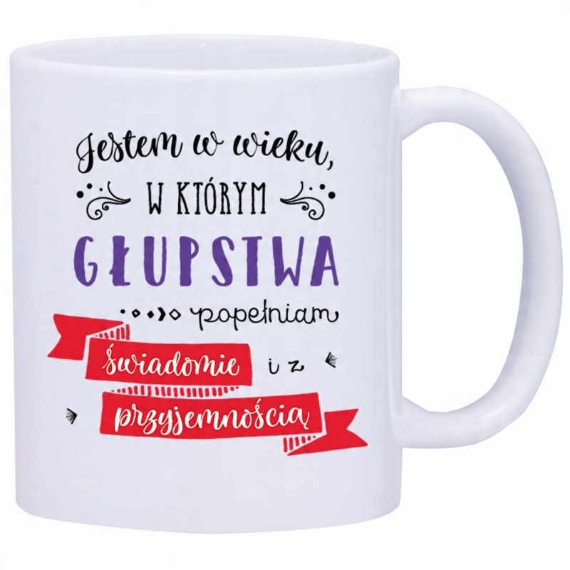 

Kubek Kubki Śmieszne Zabawne Napisy W411