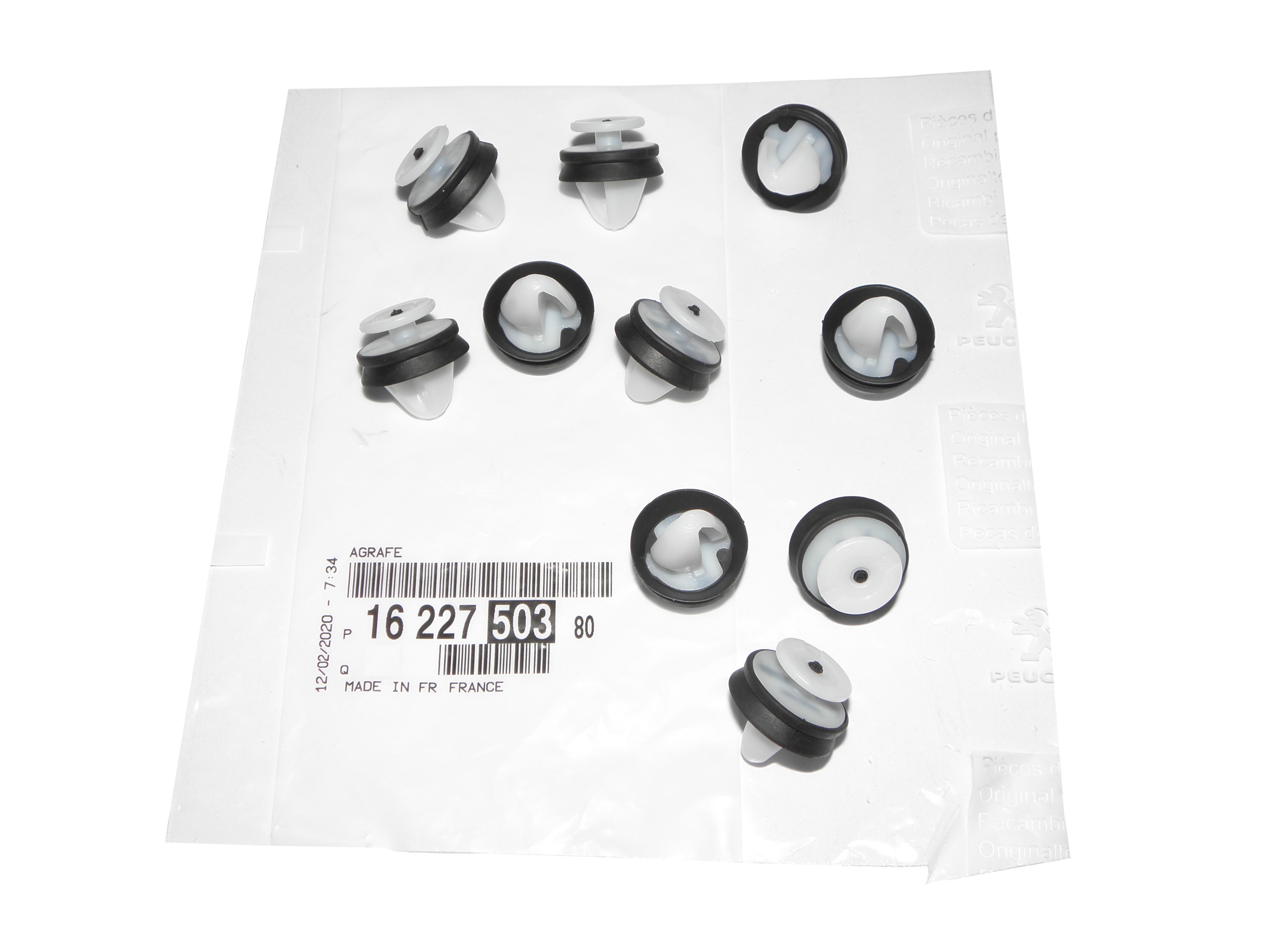 

10x Kołek Spinka Tapicerki Peugeot 2008 208 Oryg