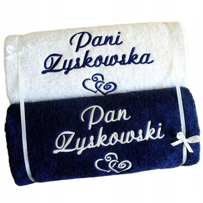 Ručníky Na Svatba dárek svatební hostina personalizovaný originální S Výšivkou