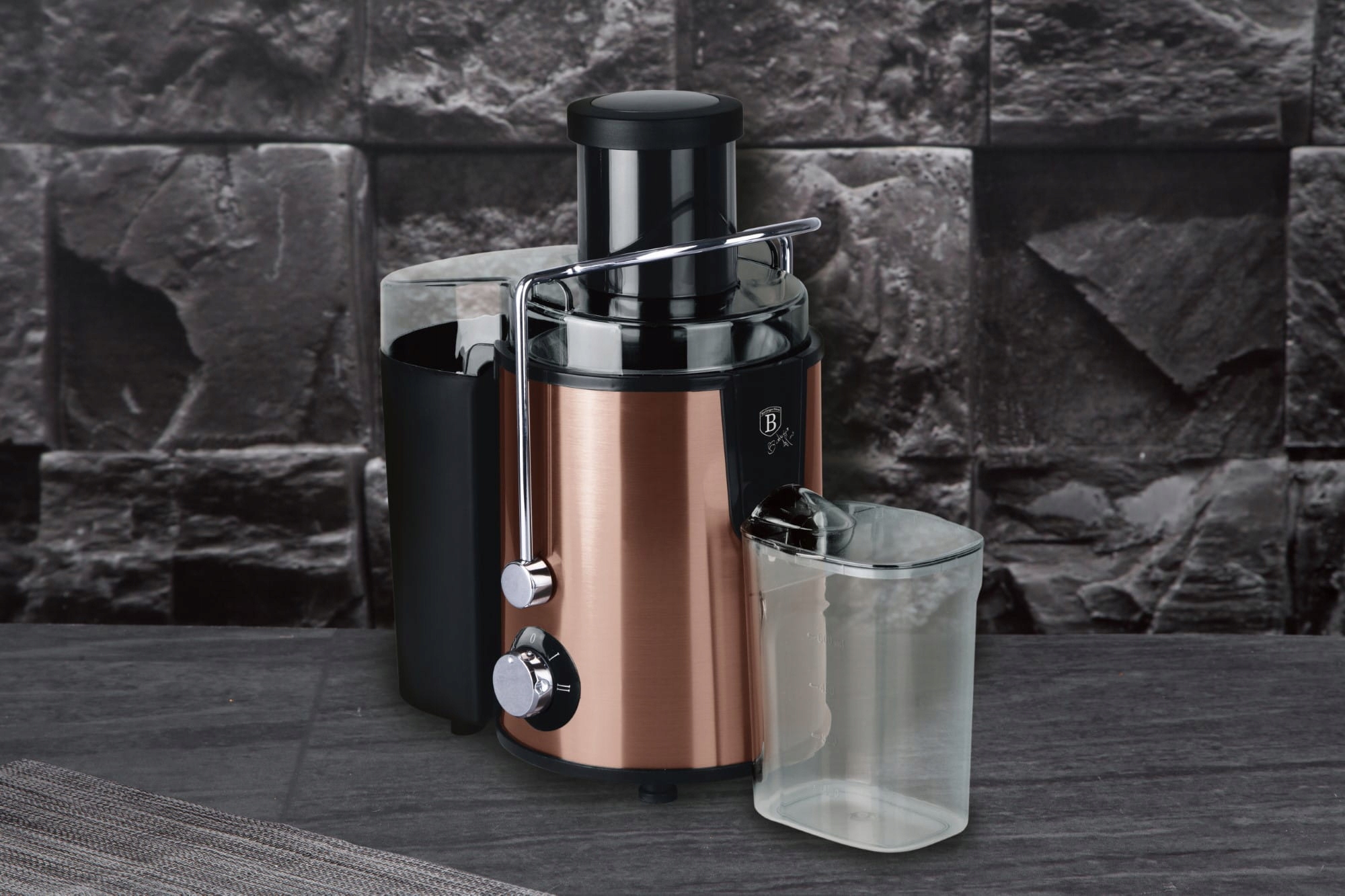 ELEKTRYCZNA WYCISKACZKA SKOWIRÓWKA DO SOKÓW 400W ROSE GOLD BH-9459 Moc 500 W