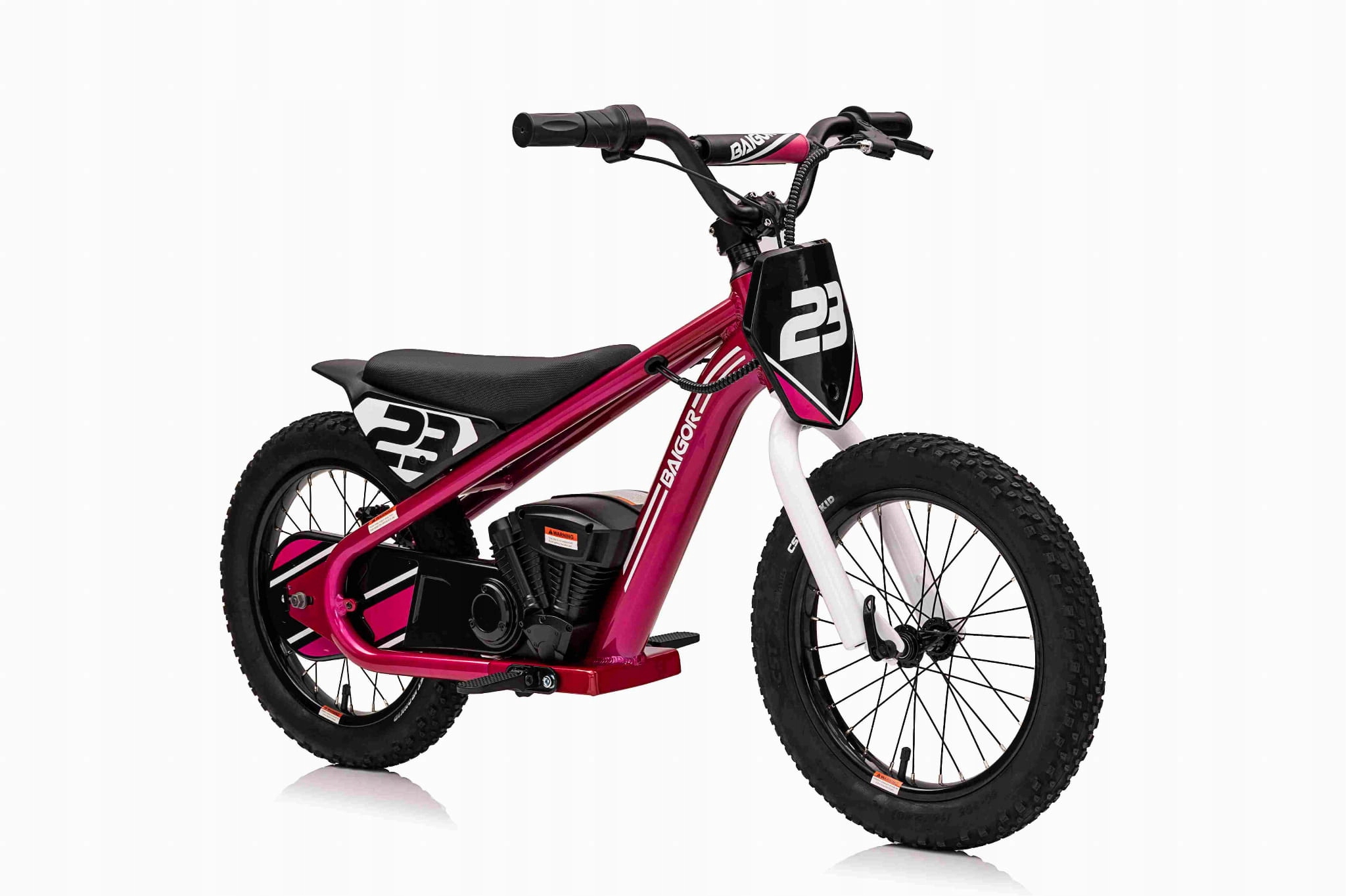 Motor na akumulator dziecięcy Baigor 23 Pro Różowy koła Eva audio Led