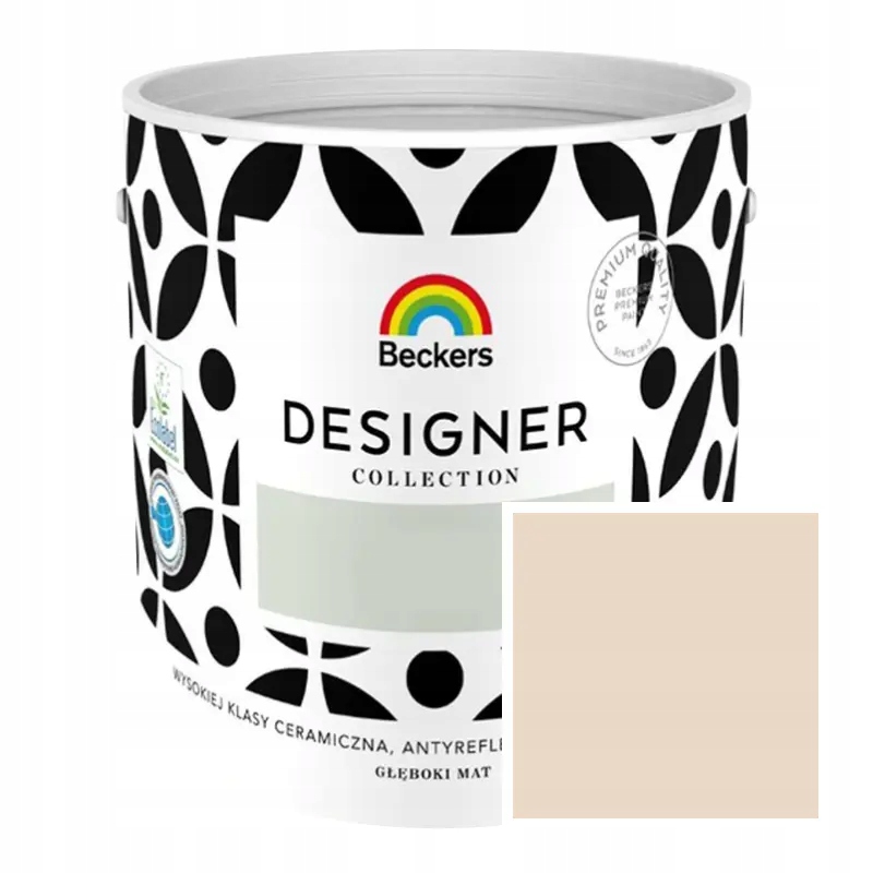 Farba ceramiczna designer collection cream 2,5l Beckers