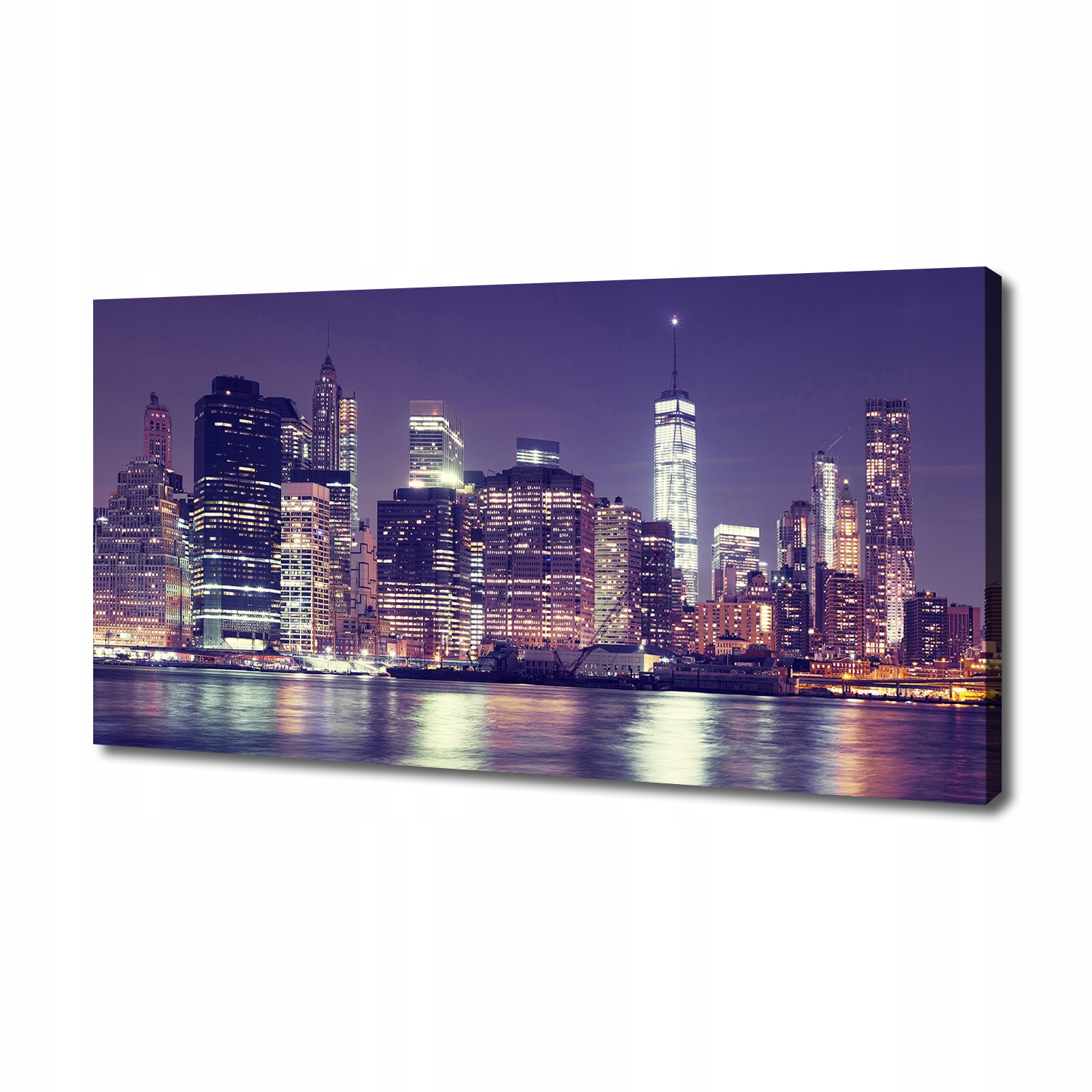 

Foto obraz na płótnie Nowy Jork nocą 140x70 cm