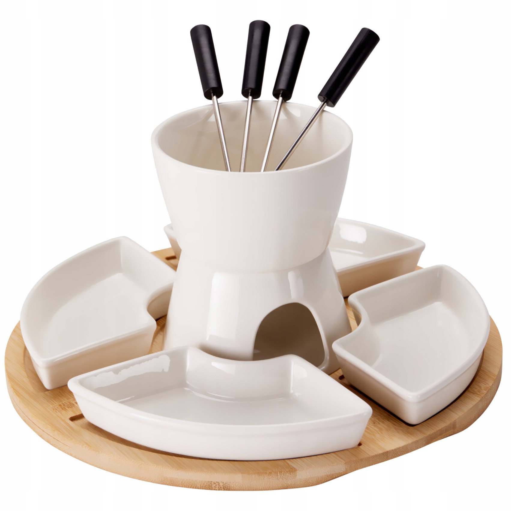 Sada Na Čokoládové Fondue S Bambusovou Deskou 11 Kusů