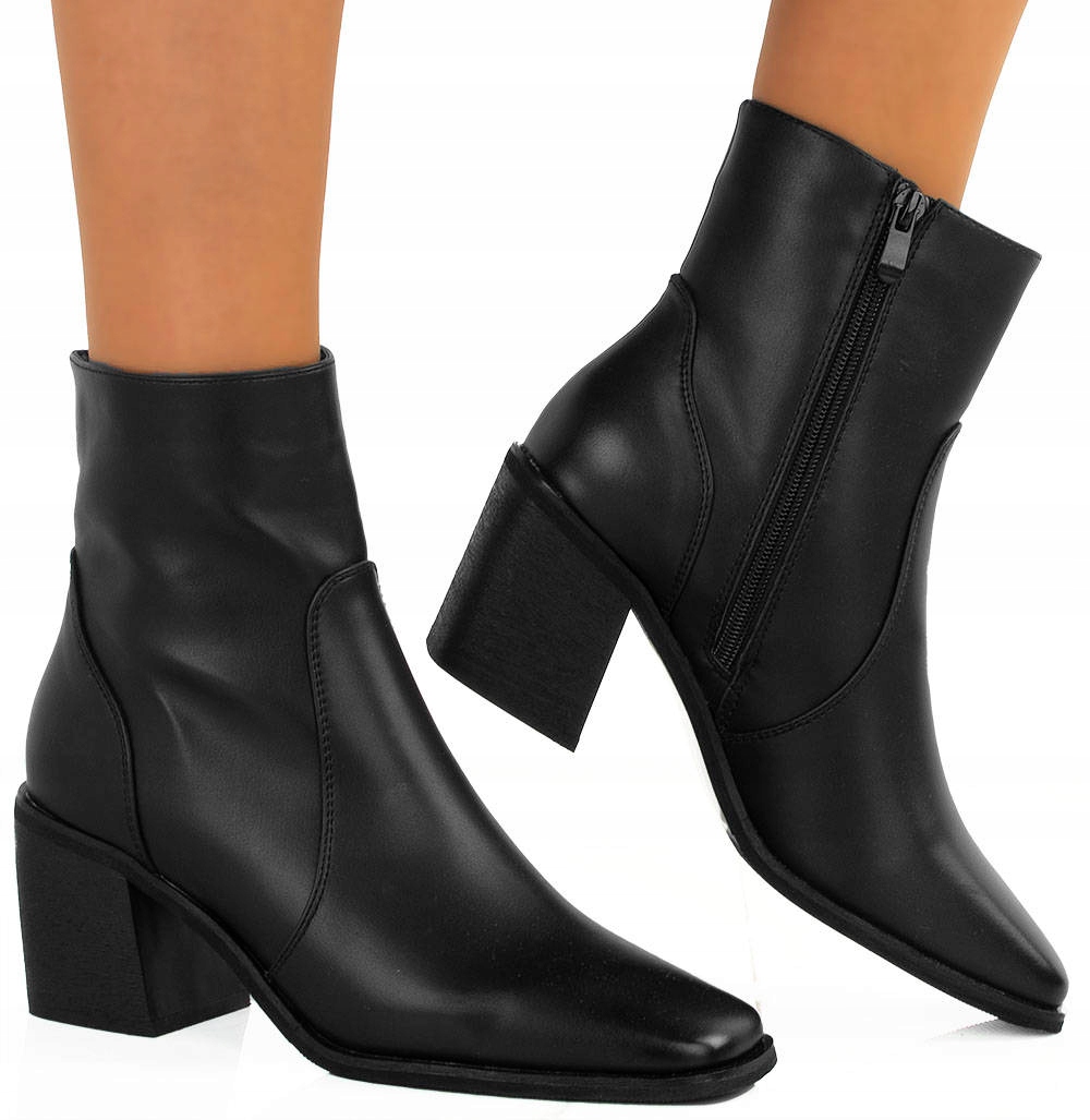 

Botki Na Słupku Czarne Ocieplane Klasyczne 39